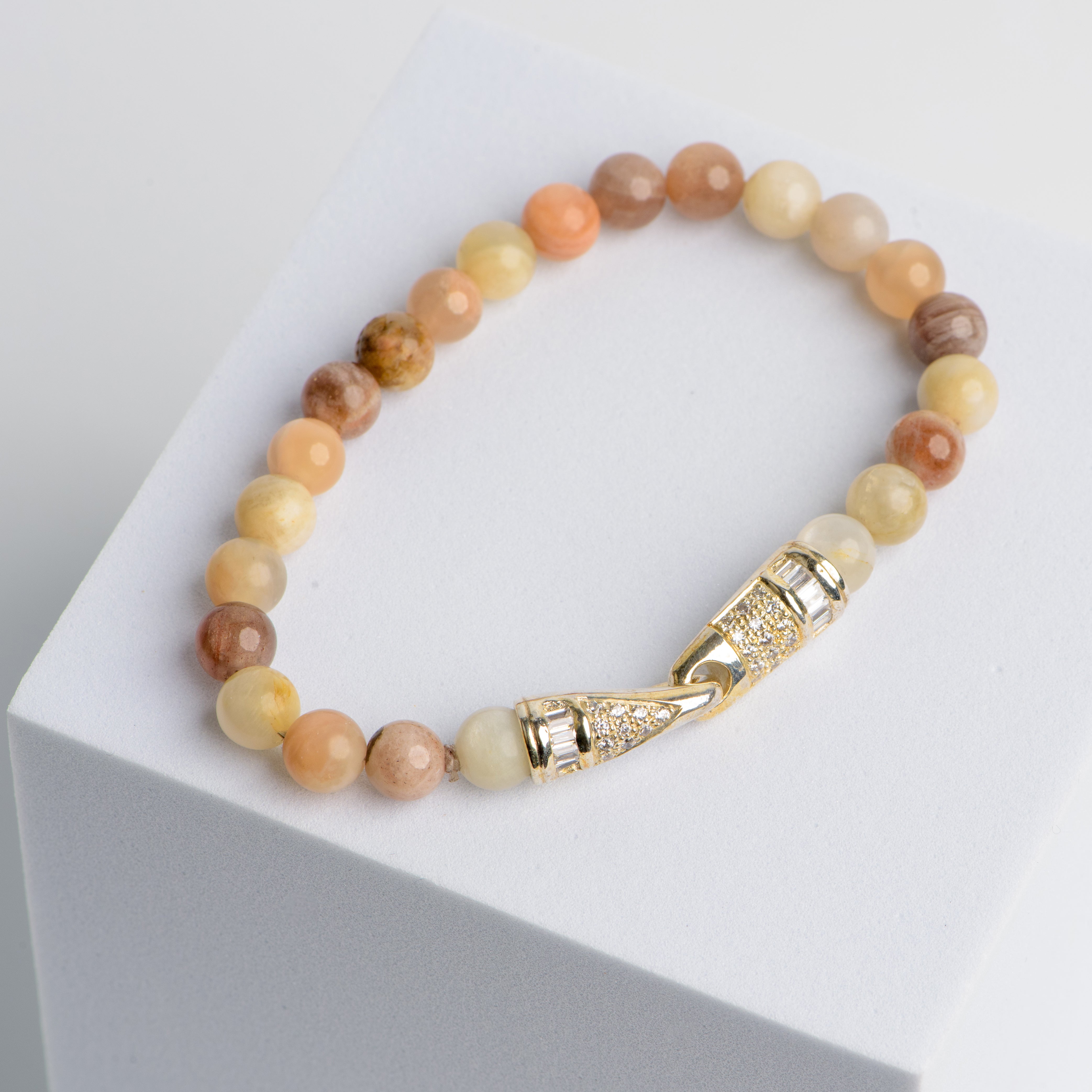 Serenity lock & Aventurine Bracelet